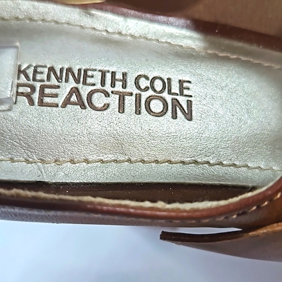 Kenneth Cole Brown & Orange Sandals Size 9 - Picture 4 of 9